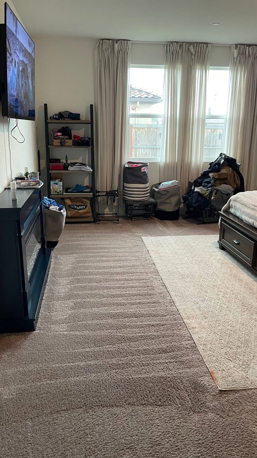Bedroom after ShinePros cleaning
