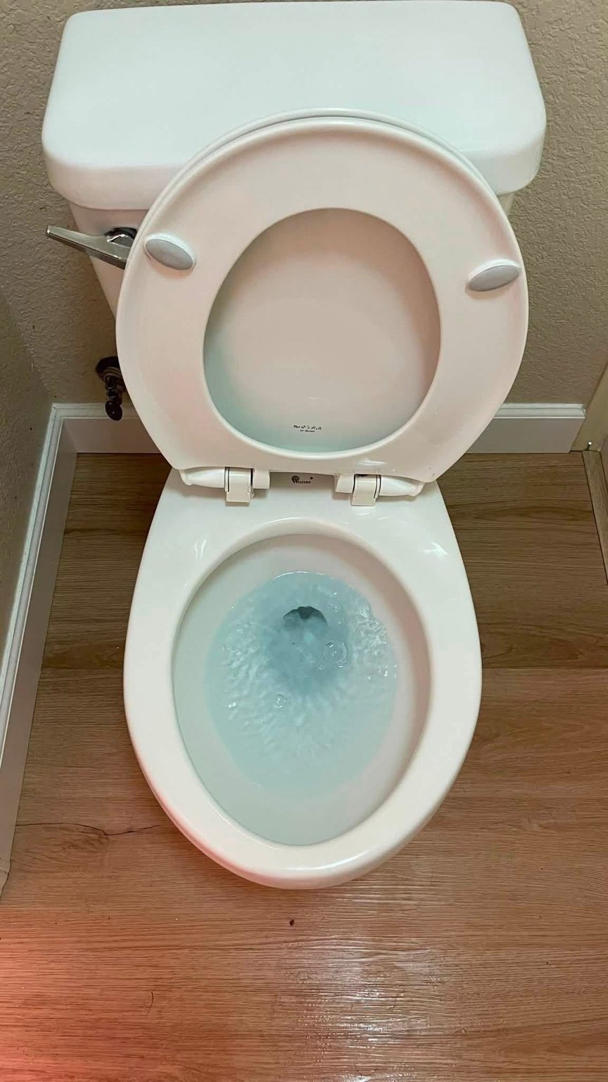 Bathroom cleaning after cleaning
